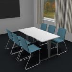 Møtebord/kantinebord i flere størrelser og farger-2056