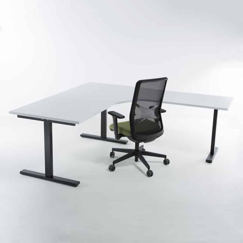 Hev senk arbeidsbord grå, 180/80x200/60 *kampanjepris* - Bilde 5