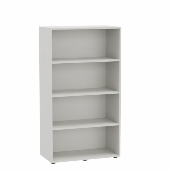 Grå bokhylle