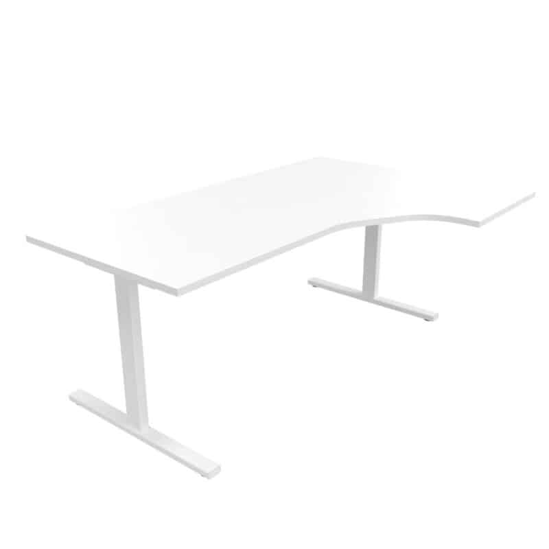 Hvitt skrivebord