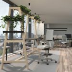 high tables NOVA Wood Multipurpose interiors (1)