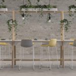 high tables NOVA Wood Multipurpose interiors (5)