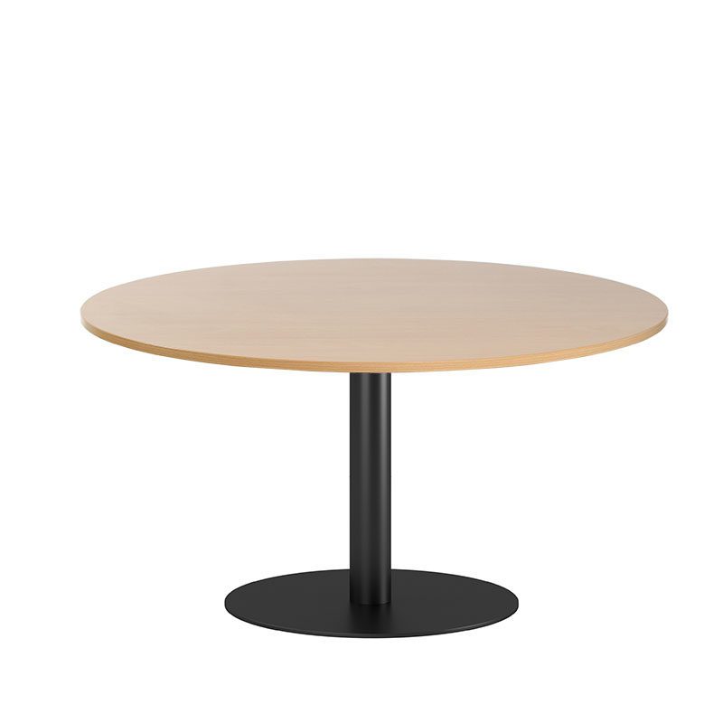 store runde bord, Møtebord Ø140 cm amber oak