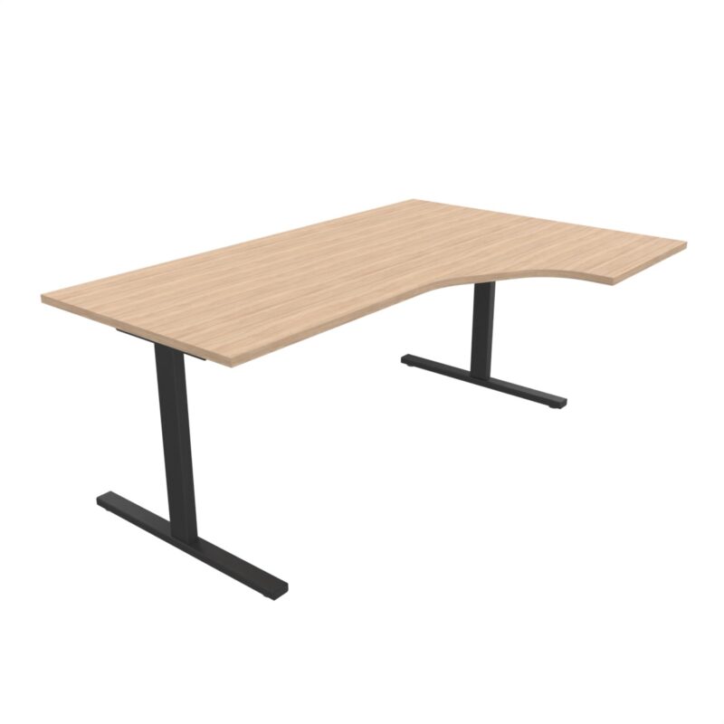Skrivebord eikefarget