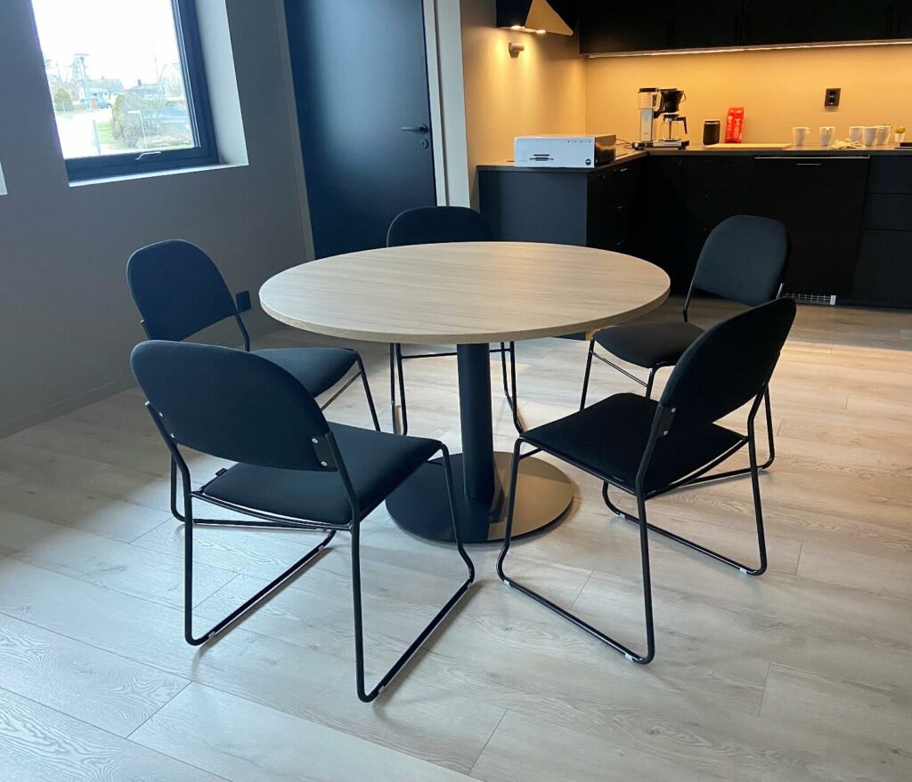 Møtebord for lunsjpausen