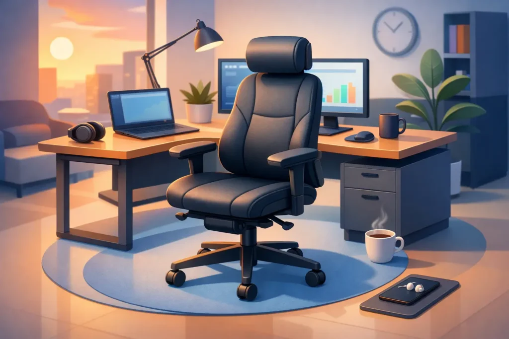 Beste kontorstol for lange arbeidsdager