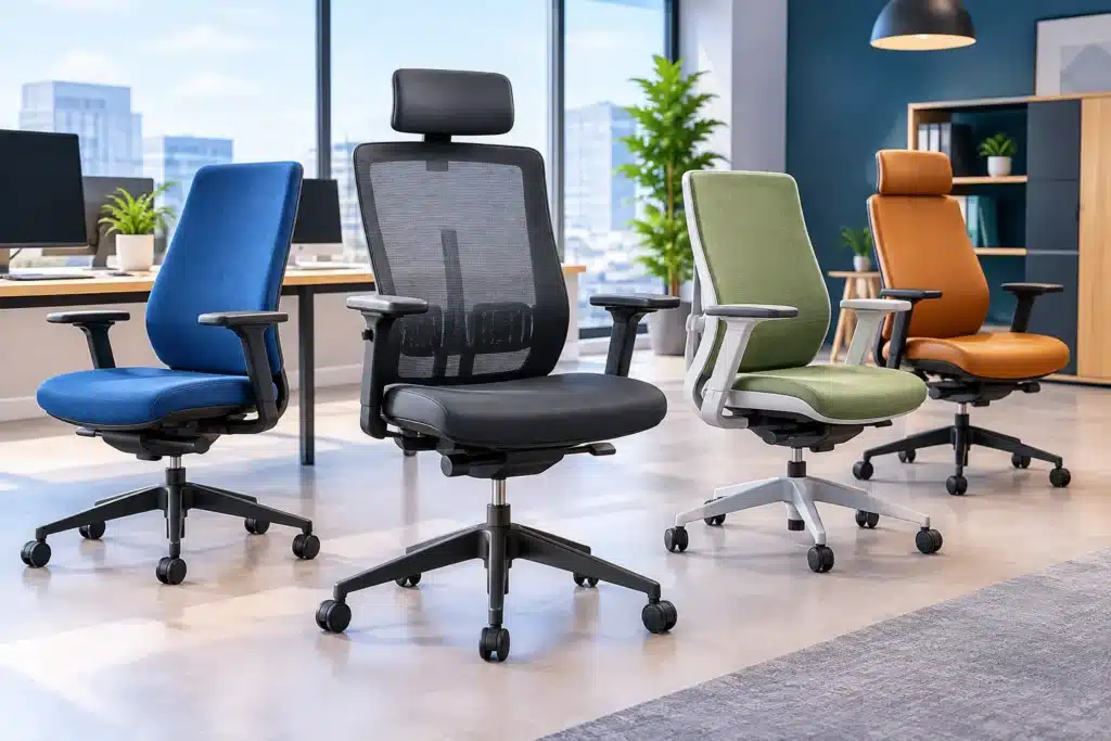Anmeldelse av ergonomiske kontorstoler for bedrifter